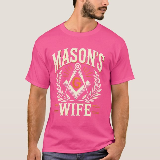 Freemason-frun Masonic Fraternal Freemasonry Squar T Shirt (Framsida)