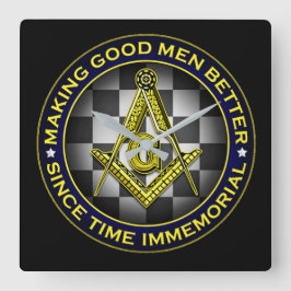 Freemason Fyrkantig Klocka