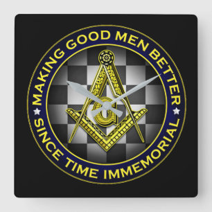 Freemason Fyrkantig Klocka