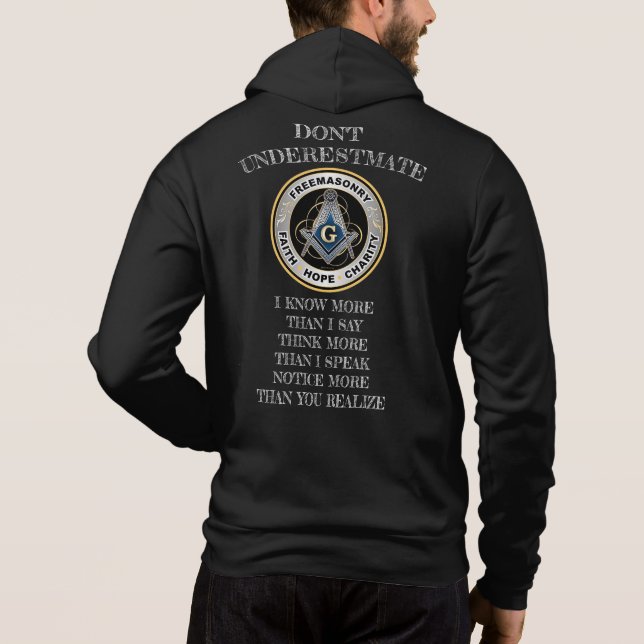 Freemason Hoodie T Shirt (Baksida)