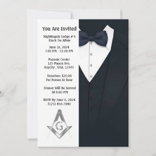 Freemason-inbjudningar Inbjudningar
