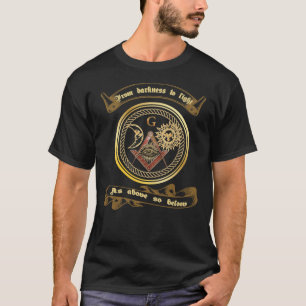 Freemason Logotyp Masonic Lodge Illuminati från Da T Shirt