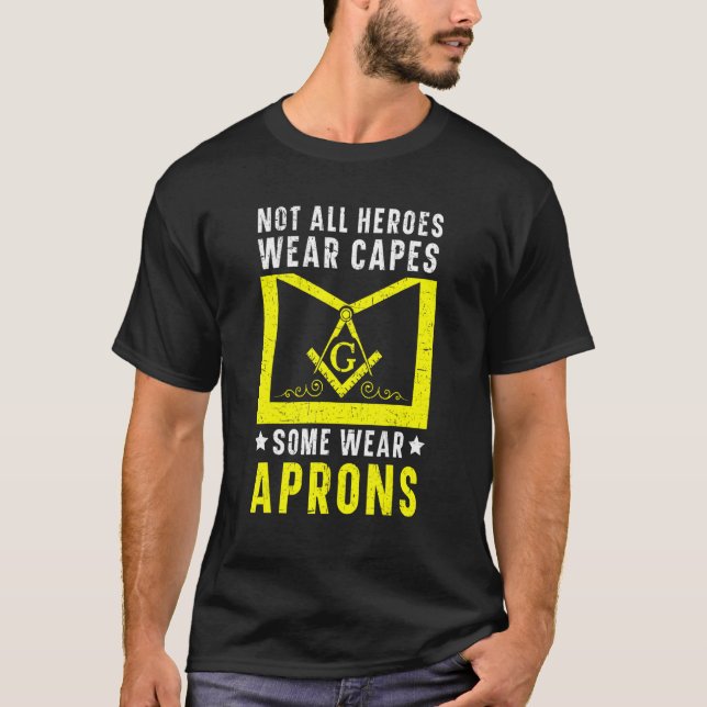 Freemason Masonic Fraternal Freemasonry Square Com T Shirt (Framsida)