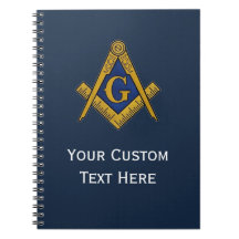 Freemason Masonic Gifts Square och Compass Blue