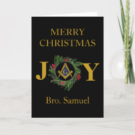 Freemason Masonic Mason Freemason jul Tack Kort