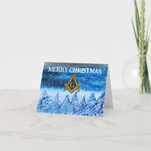 Freemason Masonic Mason Freemason jul Tack Kort