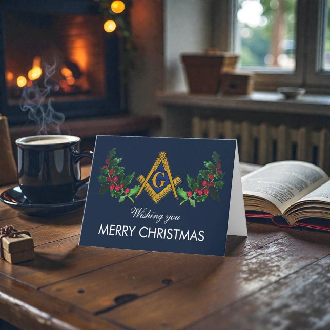 Freemason Masonic Mason Freemason jul Tack Kort (Skapare uppladdad)