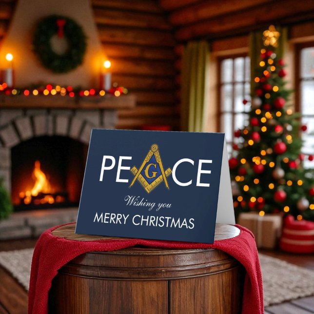 Freemason Masonic Mason Freemason jul Tack Kort (Skapare uppladdad)