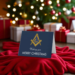 Freemason Masonic Mason Freemason jul Tack Kort