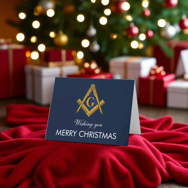 Freemason Masonic Mason Freemason jul Tack Kort (Skapare uppladdad)
