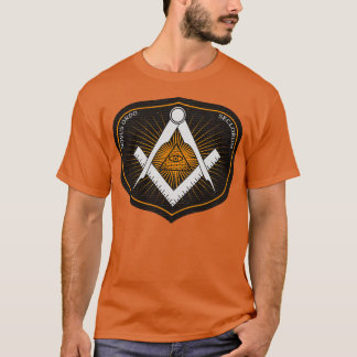 Freemason Masonic Member Square Compass T Shirt
