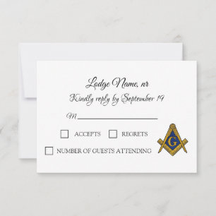 Freemason Masonry Masonic OSA Kort