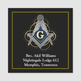 Freemason Namnbricka