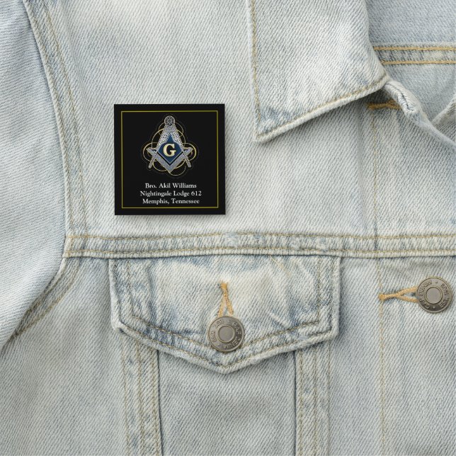 Freemason Namnbricka (På plats)