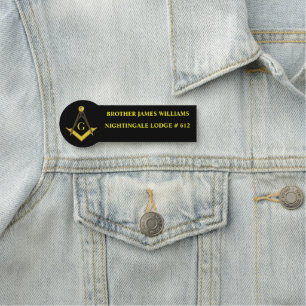 Freemason Namnbricka
