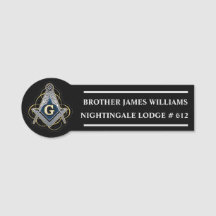 Freemason Namnbricka