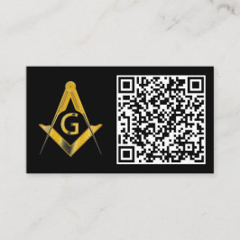 Freemason QR-Affärskort Visitkort