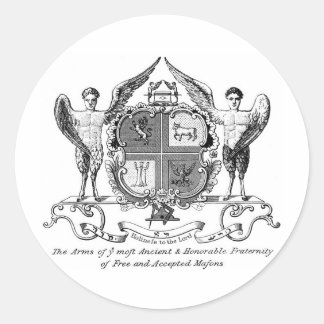 Freemason Runt Klistermärke