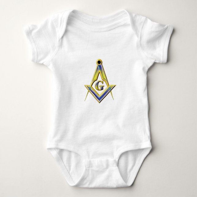 Freemason Square & ComPassar T Shirt (Framsida)