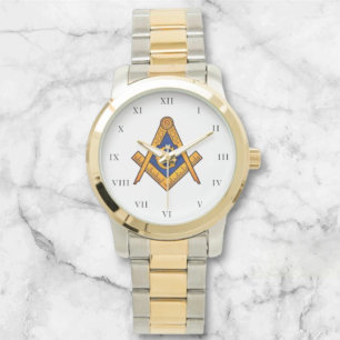 Freemason Square och Compass Charity Masonic Armbandsur