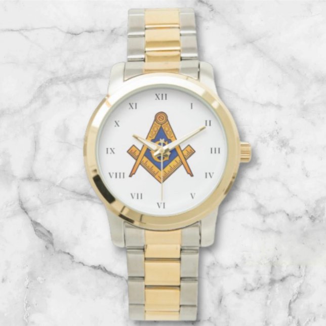 Freemason Square och Compass Charity Masonic Armbandsur (Skapare uppladdad)