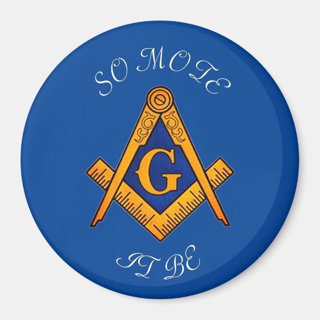 Freemason Square och Compass Charity Masonic Magne Magnet (Framsidan)