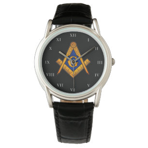 Freemason Square och Compass Charity Masonic Watch Armbandsur