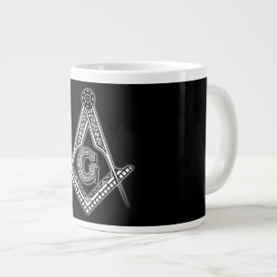 Freemason (svart) jumbo mugg
