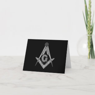 Freemason (svart) tack kort