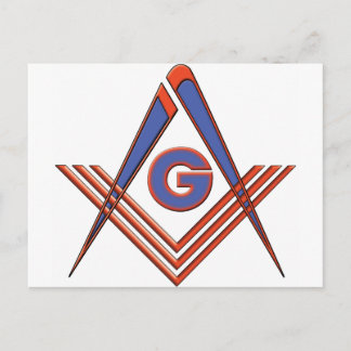 Freemason-symbol Vykort
