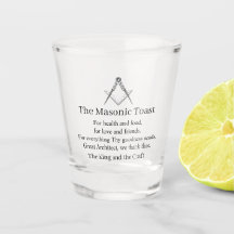 Freemason the Masonic Toast Engraved Whiskey