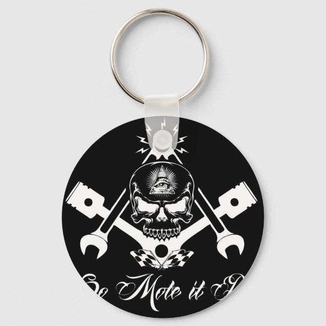 Freemason-Widows-Sons-Masonic-Hotrod-Logotyp-20160 Nyckelring (Framsida)