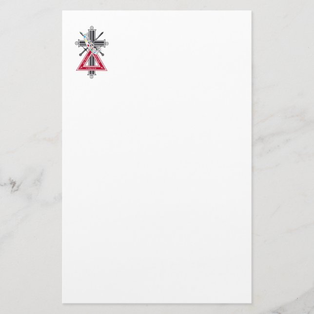 Freemasonic kor brevpapper (Framsida)