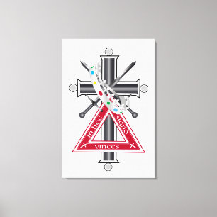 Freemasonic kor canvastryck