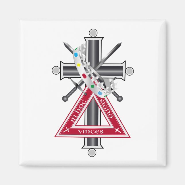 Freemasonic kor magnet (Framsidan)