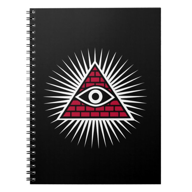 Freemasonic öga anteckningsbok (Framsidan)
