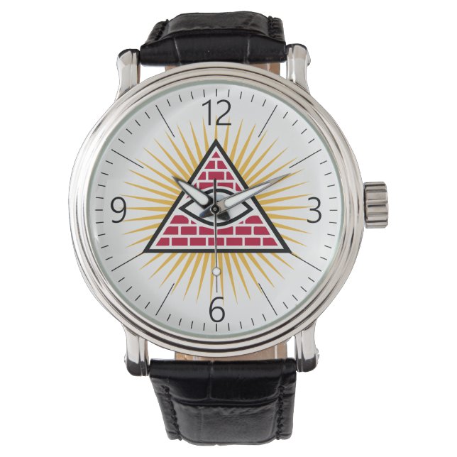 Freemasonic öga armbandsur (Framsida)