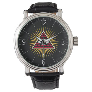 Freemasonic öga armbandsur