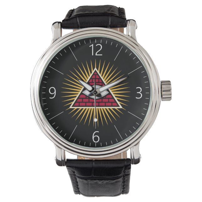 Freemasonic öga armbandsur (Framsida)