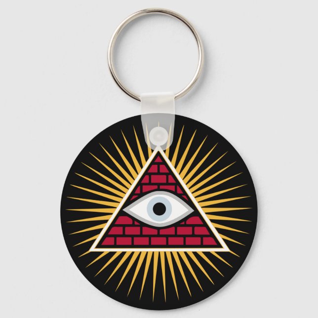 Freemasonic öga nyckelring (Framsida)