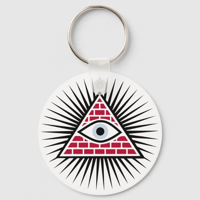 Freemasonic öga nyckelring (Framsida)