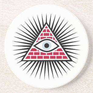Freemasonic öga underlägg