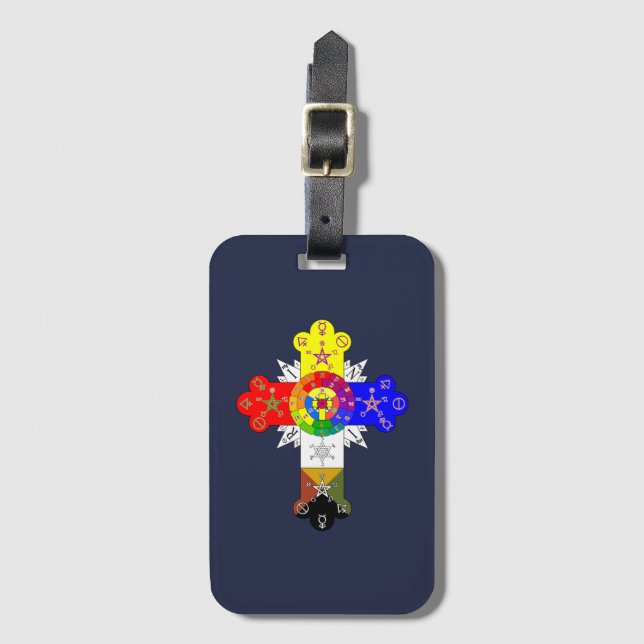 Freemasonic Rosy Kor Bagagebricka (Framsida vertikal)