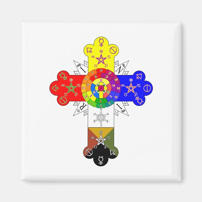 Freemasonic Rosy Kor Magnet (Framsidan)