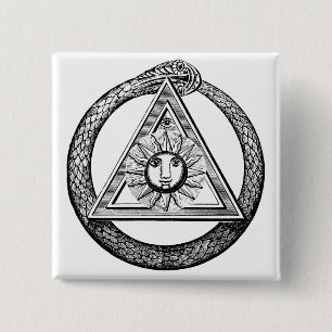 Freemasonry all Seeing Öga Masonic Symbol Knapp