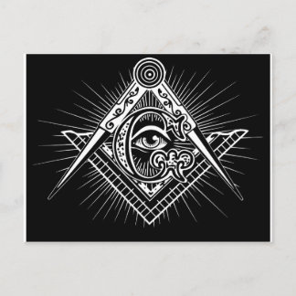 Freemasonry-Masonic-Masonry Vykort