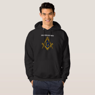 Freemasonry Masonry Compass och Square Masonic Mas Hoodie