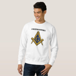 Freemasonry Masonry Compass och Square Masonic Mas Lång Ärmad Tröja