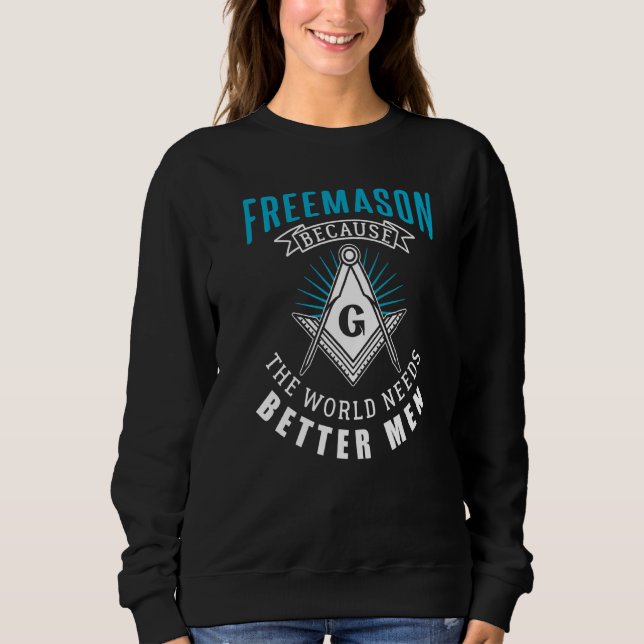Freemasonry Square och ComPassar För manar T Shirt (Framsida)