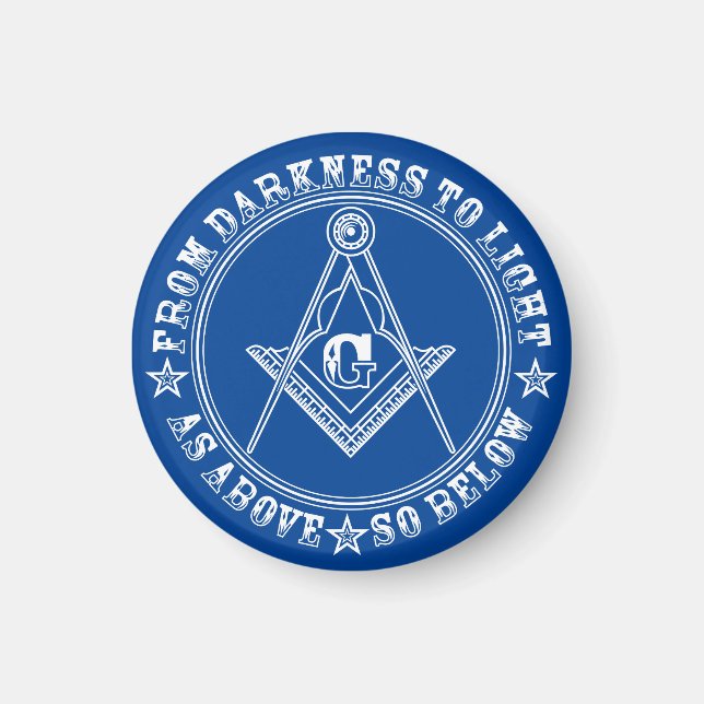 Freemasonry symbol magnet (Framsidan)